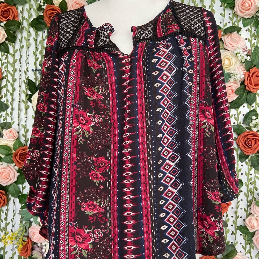Rewind Pattern Blouse - image 1